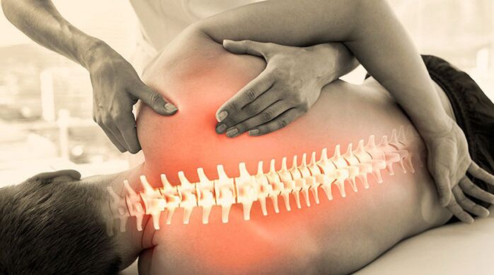 Massage from muscle tissue support for posterior pain