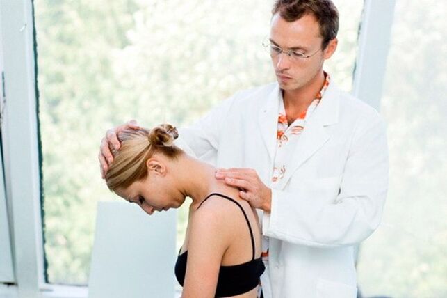 Appointment of a doctor for cervical osteochondrosis
